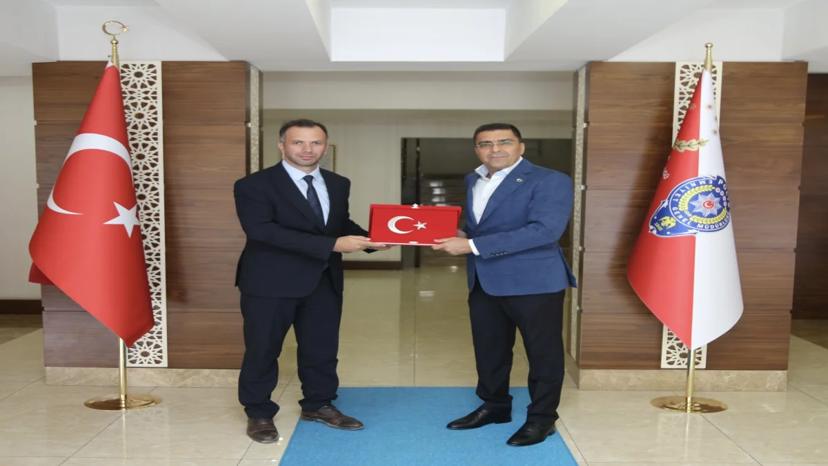 Şanlıurfa İl Göç İdaresi Müdürü Ahmet Temelci’den Emniyet Müdürü Aksoy’a Veda Ziyareti