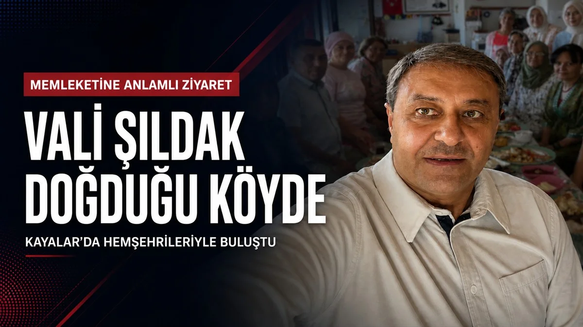 Şanlıurfa Valisi Hasan Şıldak, memleketi Kayalar Köyü’nü ziyaret etti