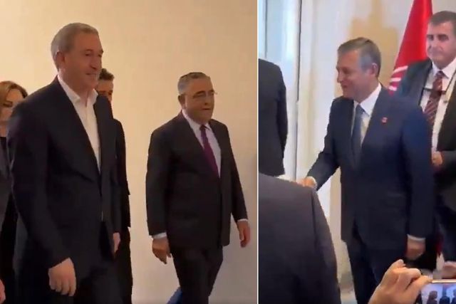Meclis’te Tarihi Ziyaret: DEM Parti’den Genel Merkez’i Tahliye Edilen Özgür Özel’e Destek