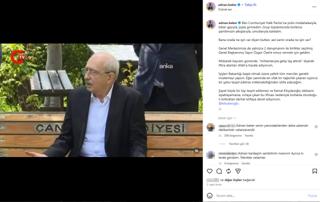 Kılıçdaroğlu’nun "Taş Attırdı" İddiasına Adnan Beker’den Sert Yanıt: "İspatlansın, İstifa Ederim!"