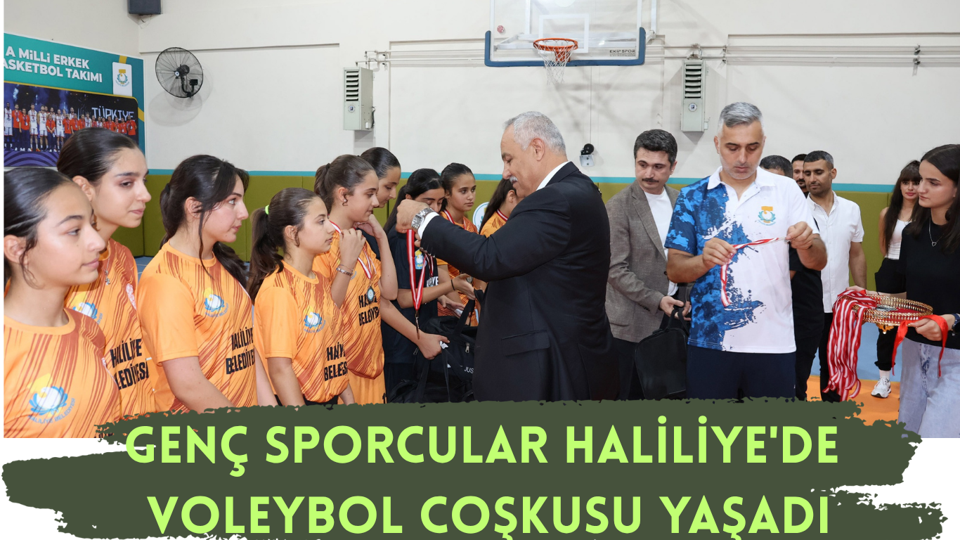 GENÇ SPORCULAR HALİLİYE'DE VOLEYBOL COŞKUSU YAŞADI