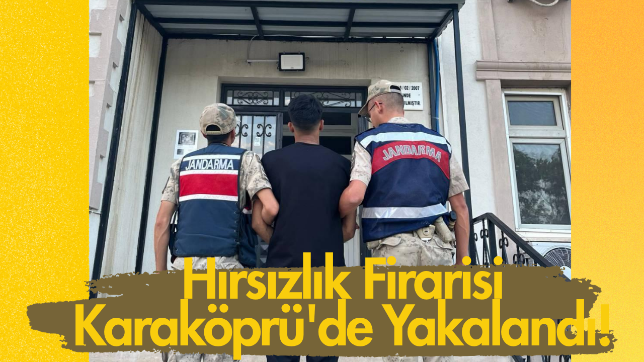 Şanlıurfa'da Jandarmadan Kaçamadı: Hırsızlık Firarisi Karaköprü'de Yakalandı!
