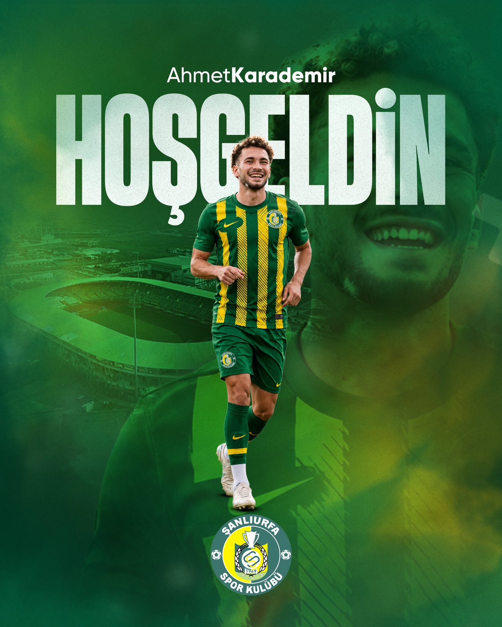 Kızılkaya Tarım Şanlıurfaspor’dan Sol Kanada Güçlü Takviye: Ahmet Karademir Sarı-Yeşilli Formayı Giydi!
